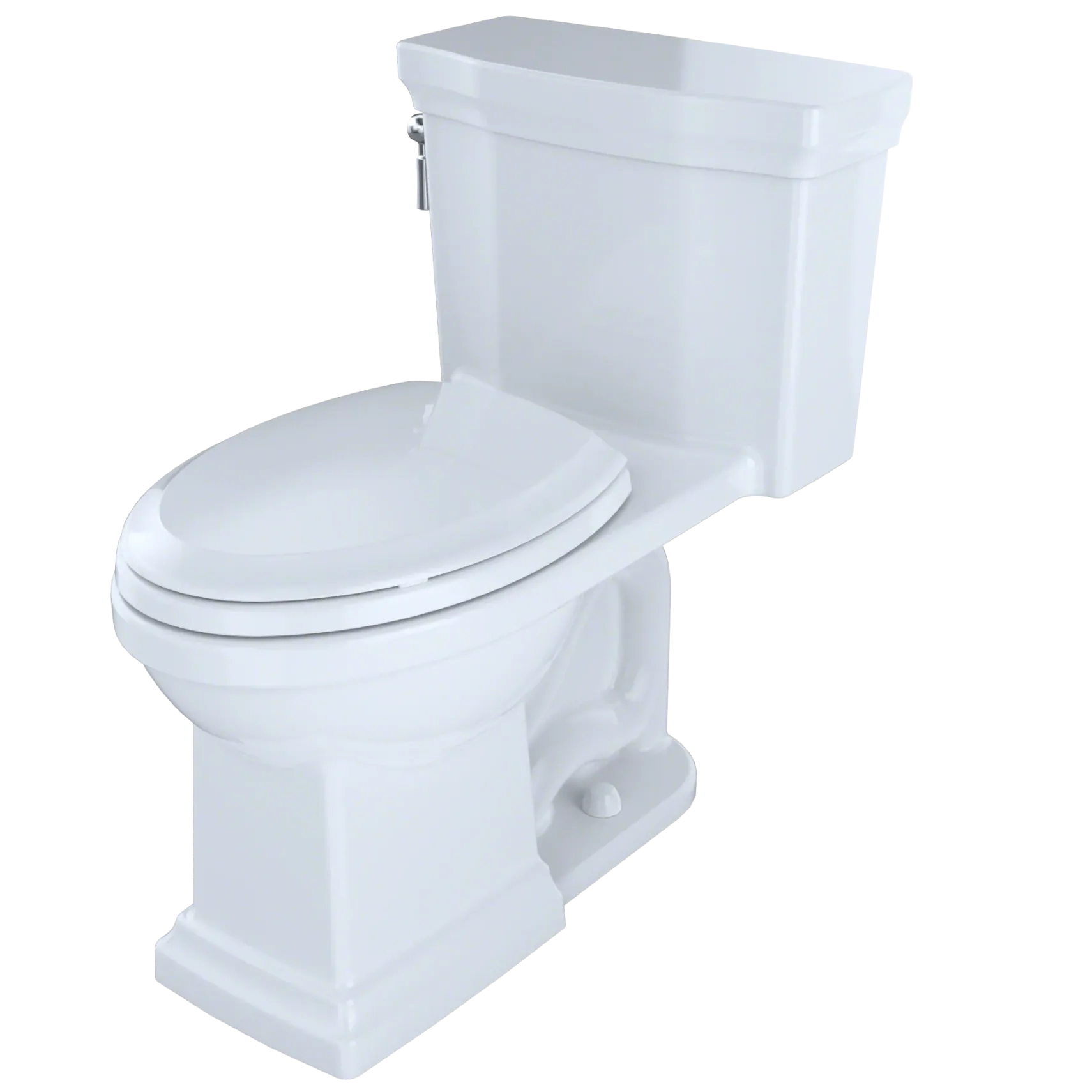 TOTO Promenade II 1G One-Piece Elongated 1.0 GPF Universal Height Toilet with CEFIONTECT, Colonial White, Vitreous China, MS814224CUFG#11