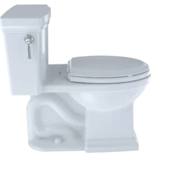 TOTO Promenade II 1G One-Piece Elongated 1.0 GPF Universal Height Toilet with CEFIONTECT, Colonial White, Vitreous China, MS814224CUFG#11