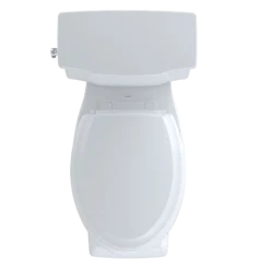 TOTO Promenade II 1G Two-Piece Elongated 1.0 GPF Universal Height Toilet with CEFIONTECT, Cotton White, Vitreous China, CST404CUFG#01