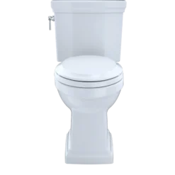 TOTO Promenade II 1G Two-Piece Elongated 1.0 GPF Universal Height Toilet with CEFIONTECT, Cotton White, Vitreous China, CST404CUFG#01