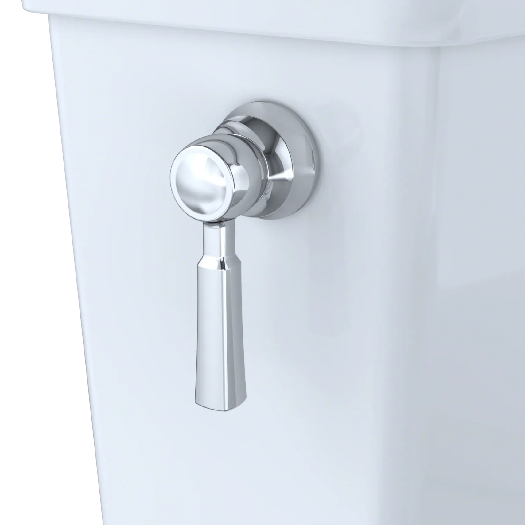 TOTO Promenade II 1G Two-Piece Elongated 1.0 GPF Universal Height Toilet with CEFIONTECT, Cotton White, Vitreous China, CST404CUFG#01