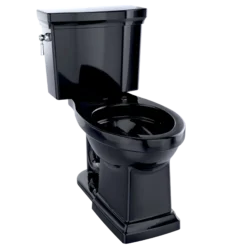TOTO Promenade II 1G Two-Piece Elongated 1.0 GPF Universal Height Toilet, Ebony, Vitreous China, CST404CUF#51