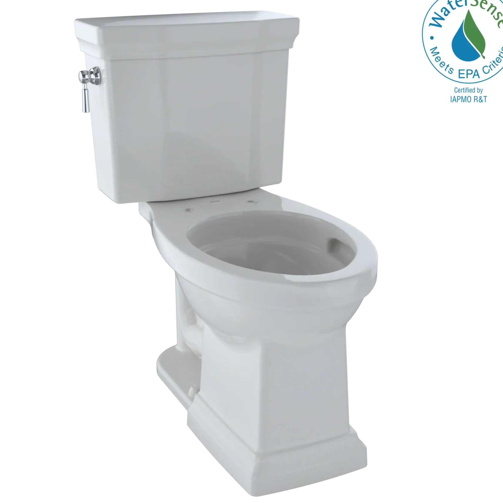TOTO Promenade II 1G Two-Piece Elongated 1.0 GPF Universal Height Toilet with CEFIONTECT, Colonial White, Vitreous China, CST404CUFG#11