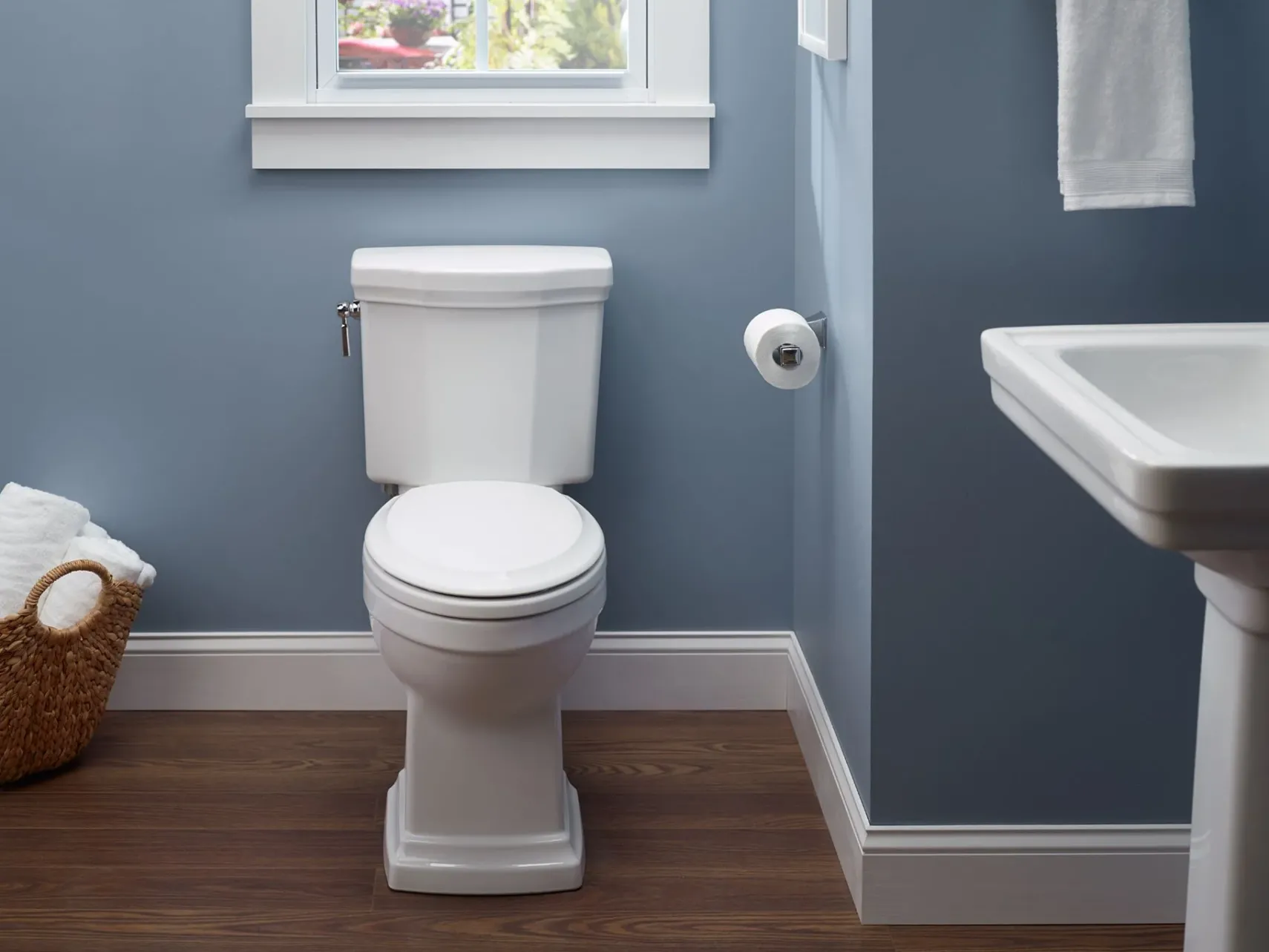 TOTO Promenade II 1G Two-Piece Elongated 1.0 GPF Universal Height Toilet with CEFIONTECT, Colonial White, Vitreous China, CST404CUFG#11