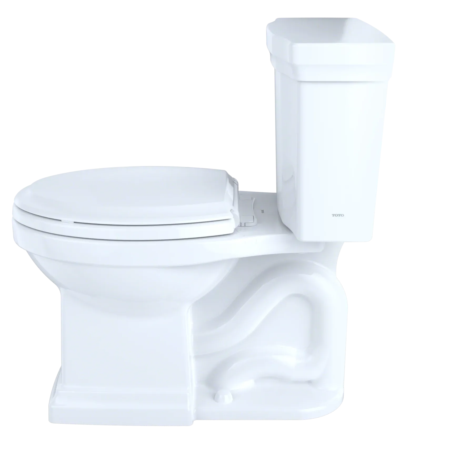 TOTO Promenade II 1G Two-Piece Elongated 1.0 GPF Universal Height Toilet with CEFIONTECT, Colonial White, Vitreous China, CST404CUFG#11