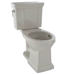 TOTO Promenade II Two-Piece Elongated 1.28 GPF Universal Height Toilet with CEFIONTECT, Bone, Vitreous China, CST404CEFG#03