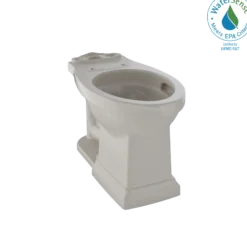 TOTO Promenade II Universal Height Toilet Bowl with CEFIONTECT, Bone, Vitreous China, C404CUFG#03