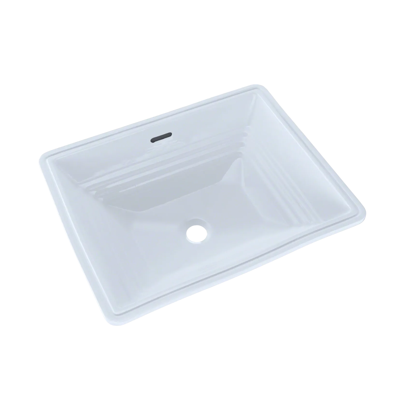 TOTO Promenade Rectangular Undermount Bathroom Sink, Cotton White, Vitreous China, LT533#01