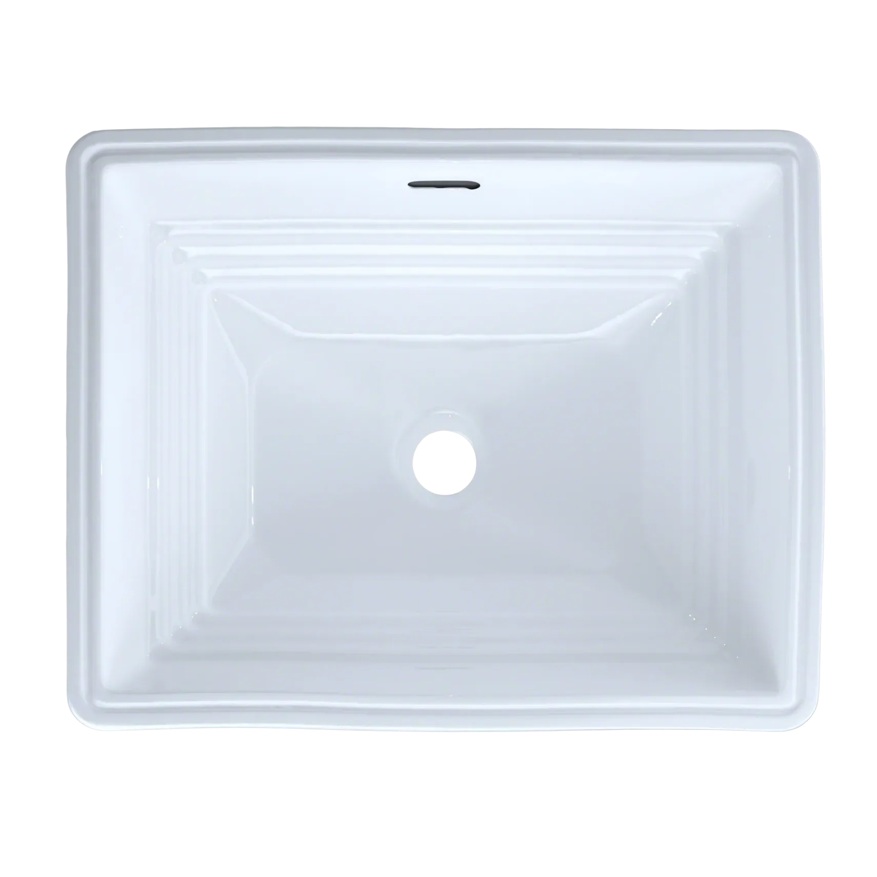 TOTO Promenade Rectangular Undermount Bathroom Sink, Cotton White, Vitreous China, LT533#01