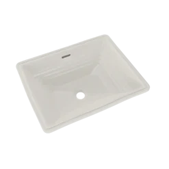 TOTO Promenade Rectangular Undermount Bathroom Sink, Colonial White, Vitreous China, LT533#11