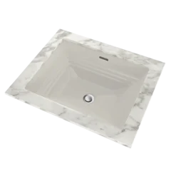 TOTO Promenade Rectangular Undermount Bathroom Sink, Colonial White, Vitreous China, LT533#11