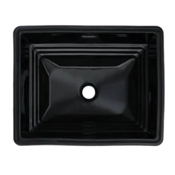 TOTO Promenade Rectangular Undermount Bathroom Sink, Ebony, Vitreous China, LT533#51