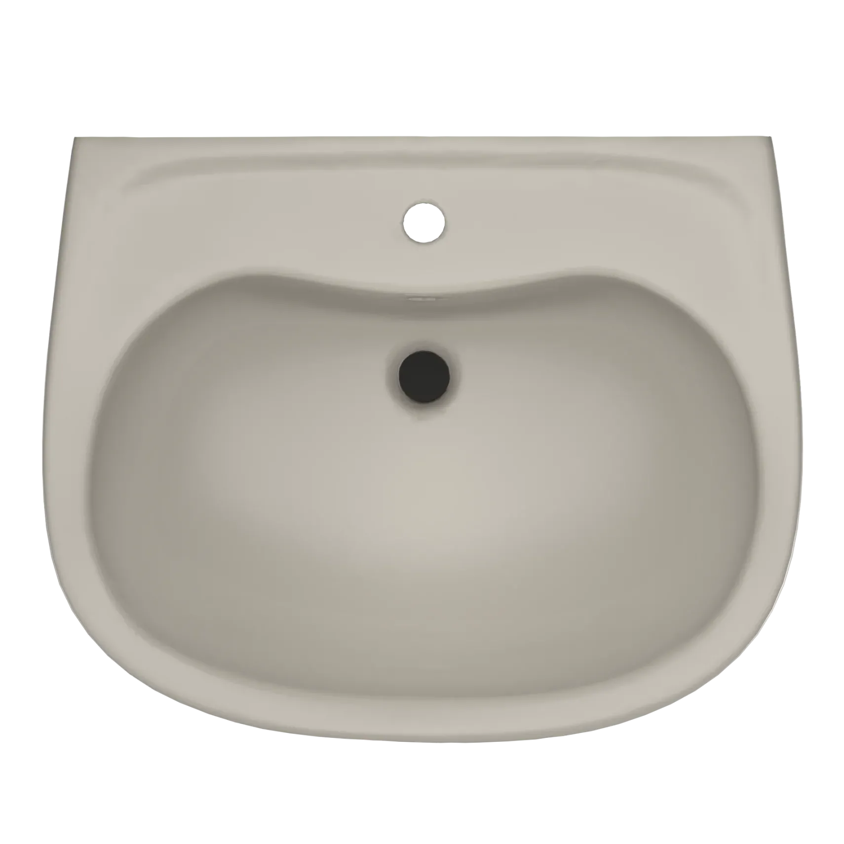 TOTO Prominence Oval Wall-Mount Bathroom Sink with CeFiONtect and Shroud for Single Hole Faucets, Bone, Vitreous China, LHT242G#03