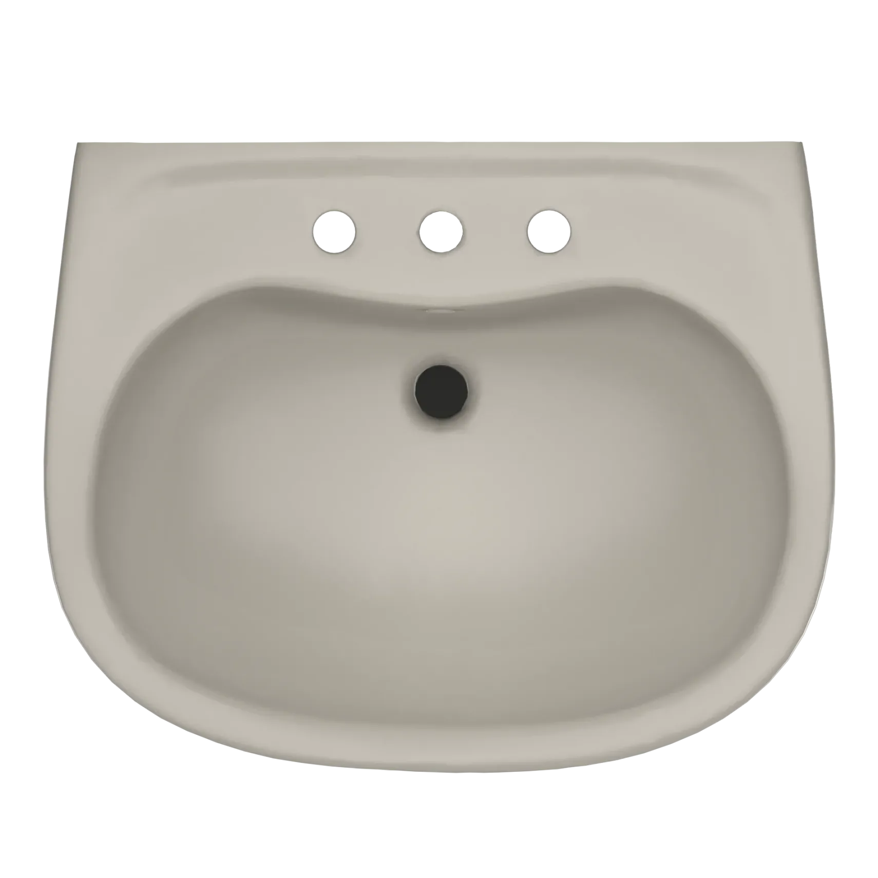 TOTO Prominence Oval Wall-Mount Bathroom Sink with CEFIONTECT and Shroud for 8 Inch Center Faucets, Bone, Vitreous China, LHT242.8G#03