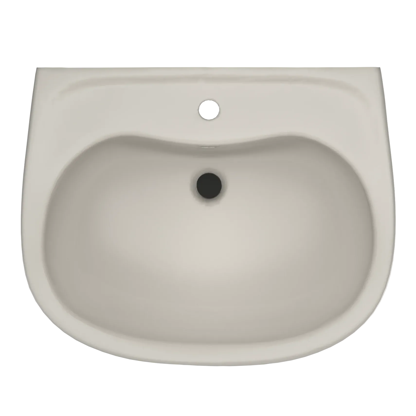 TOTO Prominence Oval Wall-Mount Bathroom Sink with CeFiONtect and Shroud for Single Hole Faucets, Sedona Beige, Vitreous China, LHT242G#12