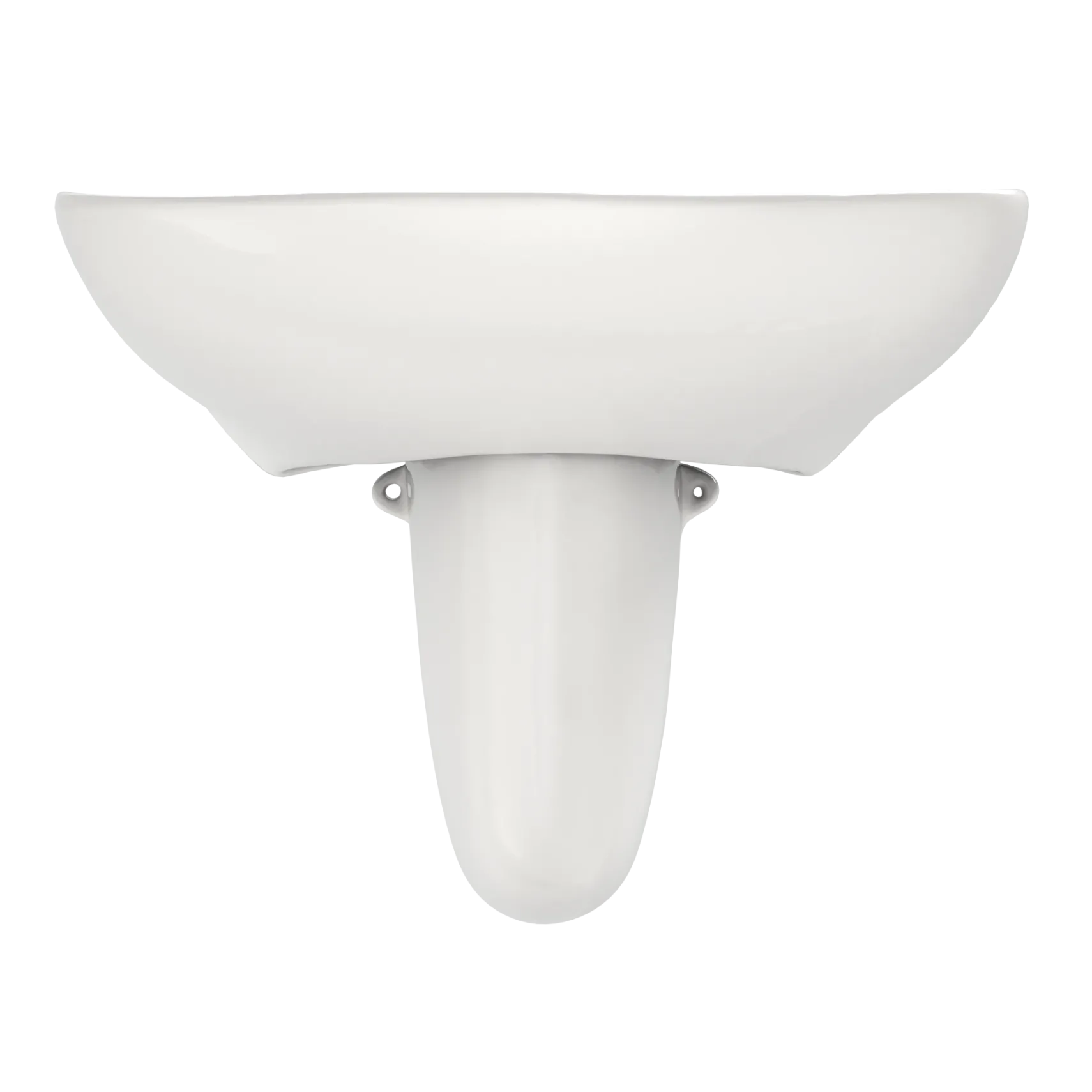 TOTO Prominence Oval Wall-Mount Bathroom Sink with CEFIONTECT and Shroud for 8 Inch Center Faucets, Colonial White, Vitreous China, LHT242.8G#11