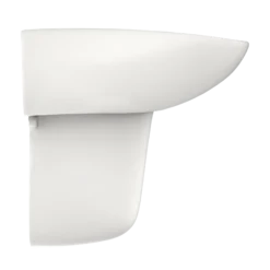 TOTO Prominence Oval Wall-Mount Bathroom Sink with CEFIONTECT and Shroud for 8 Inch Center Faucets, Colonial White, Vitreous China, LHT242.8G#11