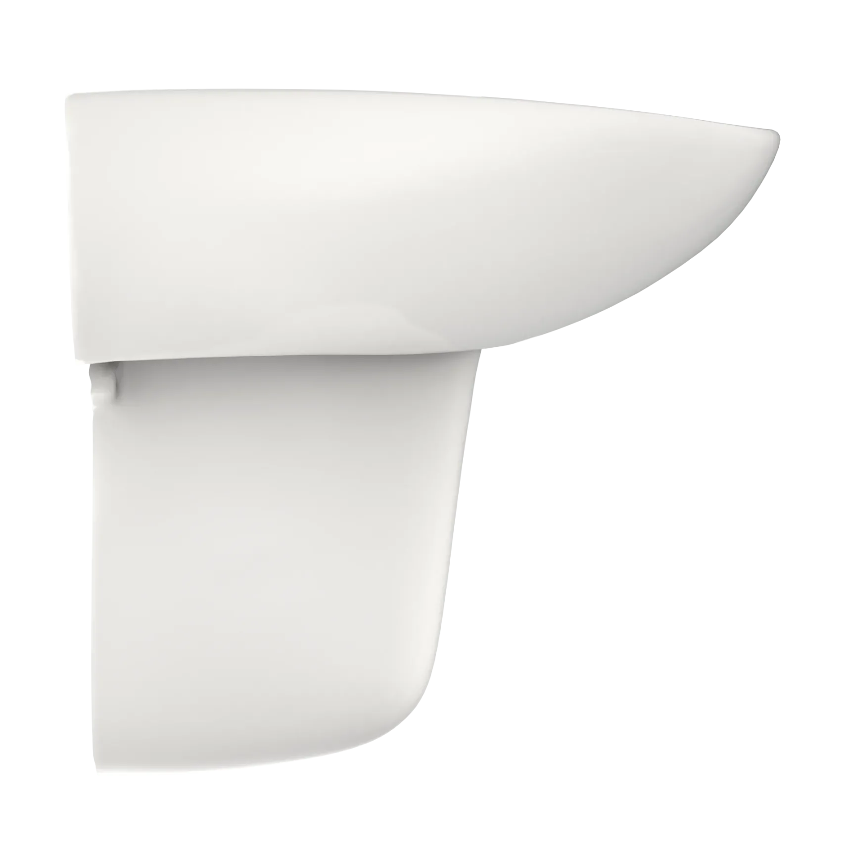 TOTO Prominence Oval Wall-Mount Bathroom Sink with CEFIONTECT and Shroud for 4 Inch Center Faucets, Colonial White, Vitreous China, LHT242.4G#11