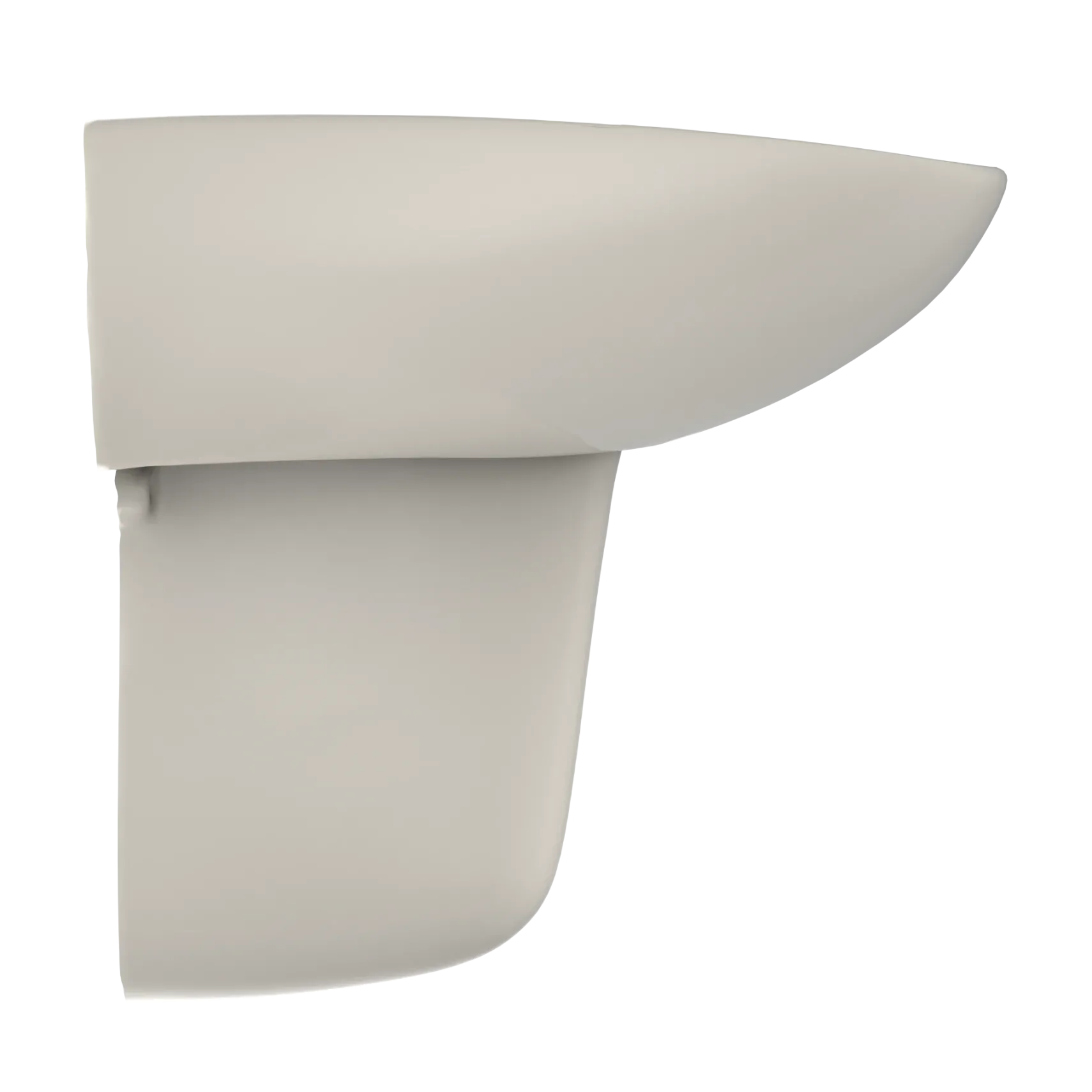 TOTO Prominence Oval Wall-Mount Bathroom Sink with CEFIONTECT and Shroud for 4 Inch Center Faucets, Sedona Beige, Vitreous China, LHT242.4G#12