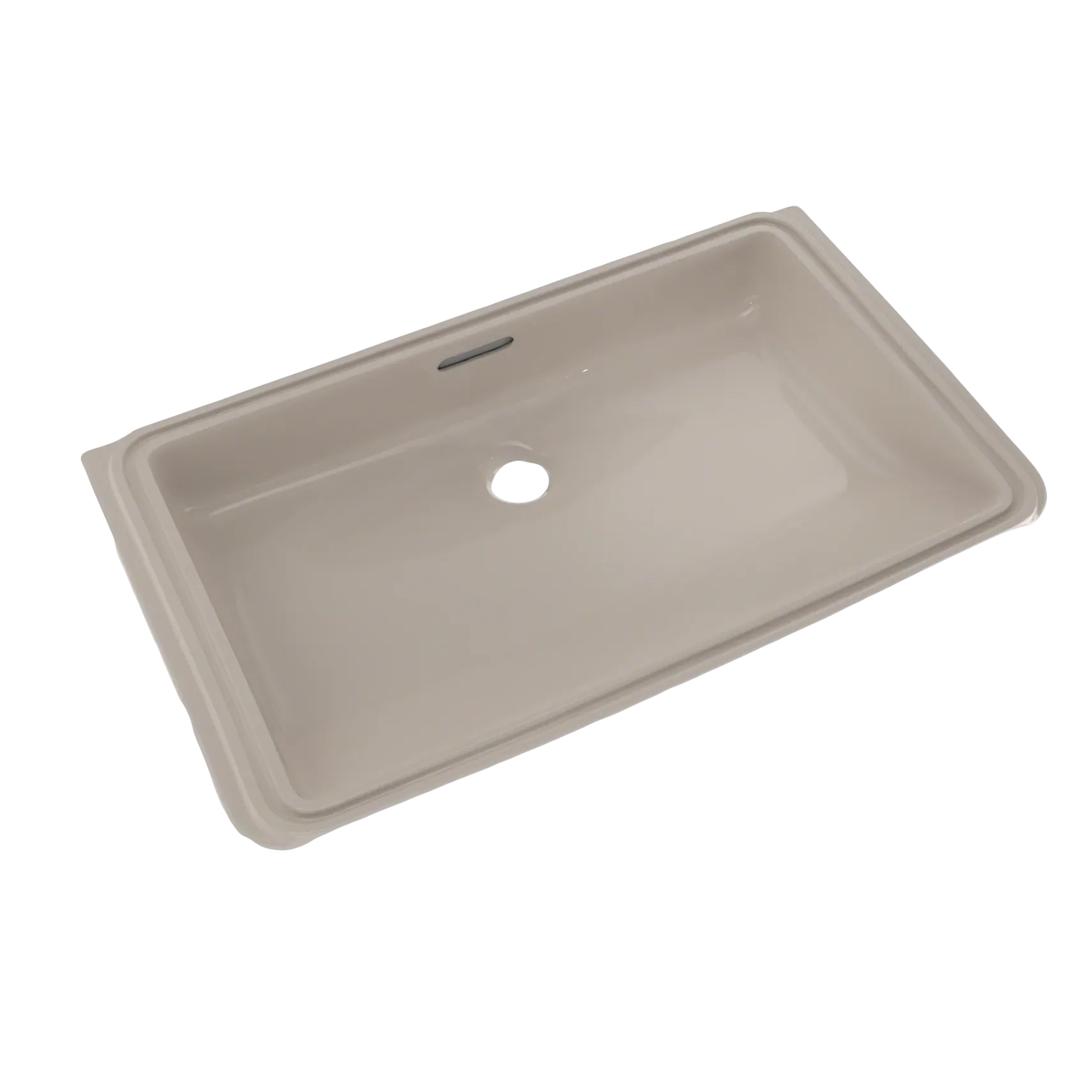 TOTO Rectangular Undermount Bathroom Sink with CEFIONTECT, Bone, Vitreous China, LT191G#03