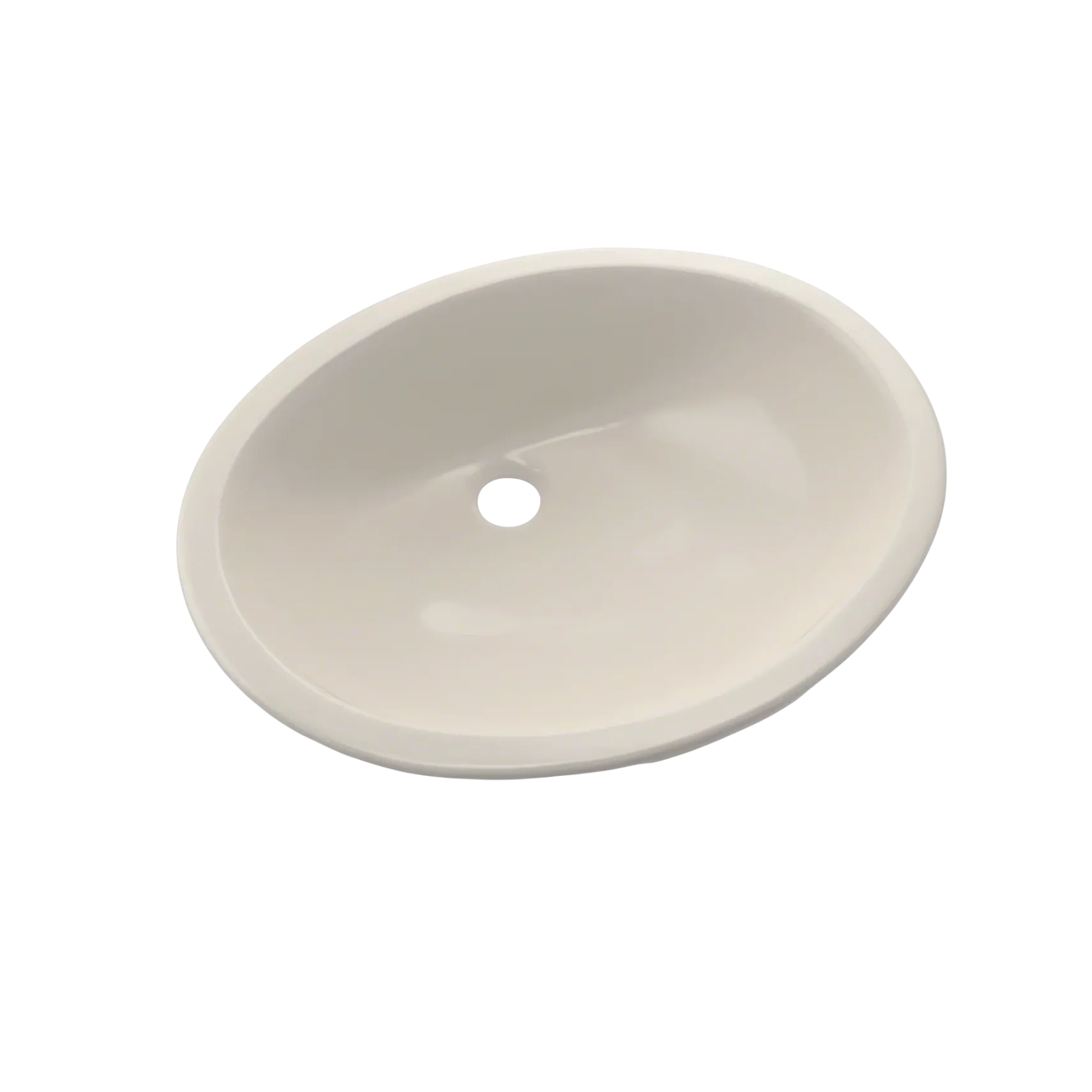TOTO Rendezvous Oval Undermount Bathroom Sink with CEFIONTECT, Sedona Beige, Vitreous China, LT579G#12