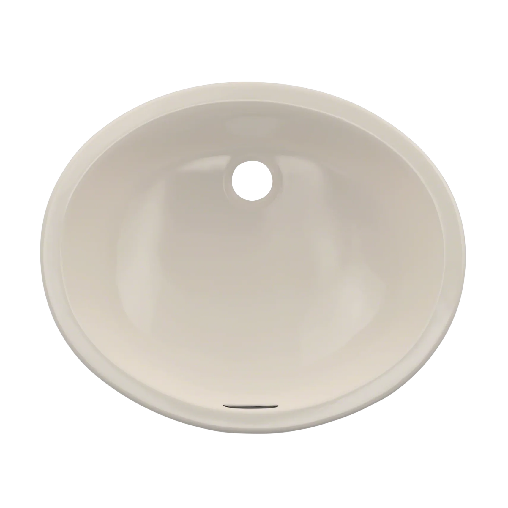 TOTO Rendezvous Oval Undermount Bathroom Sink with CEFIONTECT, Sedona Beige, Vitreous China, LT579G#12