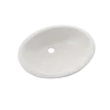 TOTO Rendezvous Oval Undermount Bathroom Sink with CEFIONTECT, Colonial White, Vitreous China, LT579G#11