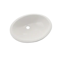TOTO Rendezvous Oval Undermount Bathroom Sink with CEFIONTECT, Colonial White, Vitreous China, LT579G#11