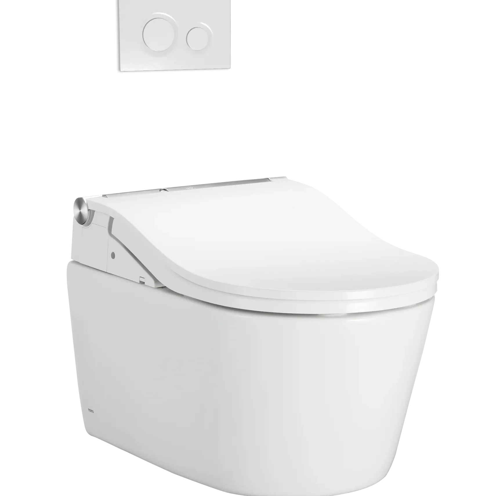 TOTO RW WASHLET+ Ready Electronic Bidet Toilet Seat with Auto Flush Ready Cotton White, Plastic, SW4547AT60#01