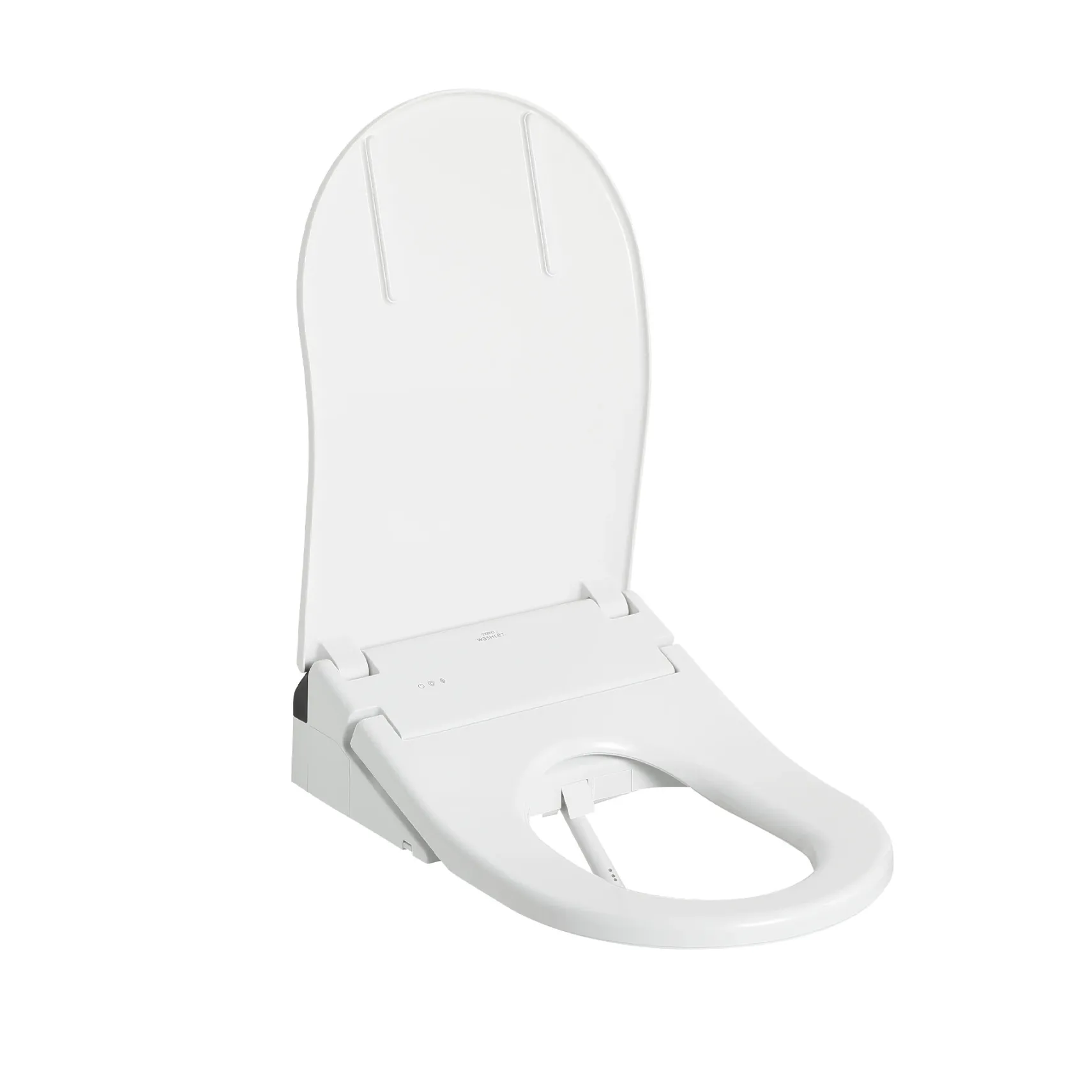 TOTO RX WASHLET+ Ready Electronic Bidet Toilet Seat with Auto Flush Ready Cotton White, Plastic, SW4047AT60#01