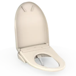 TOTO S7 WASHLET Electronic Bidet Toilet Seat with EWATER+ Bowl and Wand Cleaning, Contemporary Lid, Elongated, Sedona Beige, Plastic, SW4726#12