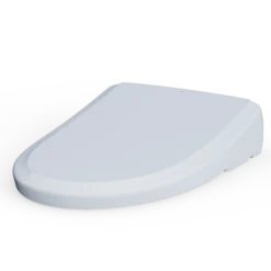TOTO S7 WASHLET+ Electronic Bidet Toilet Seat with EWATER+ Bowl and Wand Cleaning and Classic Lid, Elongated, Cotton White, Plastic, SW4724AT40#01