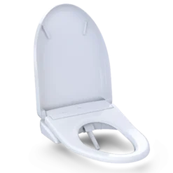 TOTO S7 WASHLET+ Electronic Bidet Toilet Seat with EWATER+ Bowl and Wand Cleaning and Classic Lid, Elongated, Cotton White, Plastic, SW4724AT40#01