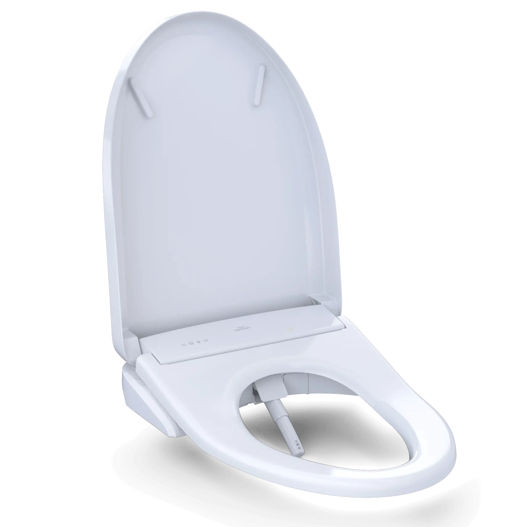 TOTO S7A WASHLET+ Electronic Bidet Toilet Seat, EWATER+ Bowl and Wand Cleaning, Auto Open and Close Classic Lid, Elongated, Cotton White, Plastic, SW4734AT40#01