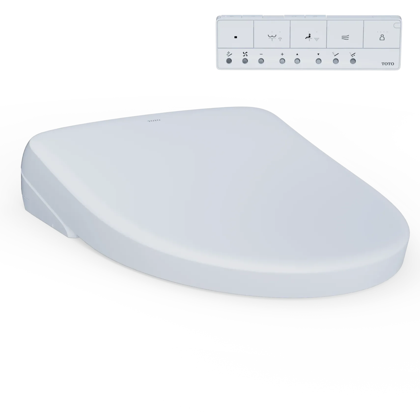 TOTO S7A WASHLET+ Elongated Electronic Bidet Toilet Seat with EWATER+®, Auto Open & Close Lid, Cotton White, SW4736AT40#01
