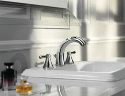 TOTO Silas Two Handle Widespread 1.2 GPM Bathroom Sink Faucet, Brushed Nickel, Brass, TL210DD12#BN