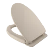 TOTO SoftClose Non Slamming, Slow Close Elongated Toilet Seat and Lid, Bone, Plastic, SS124#03