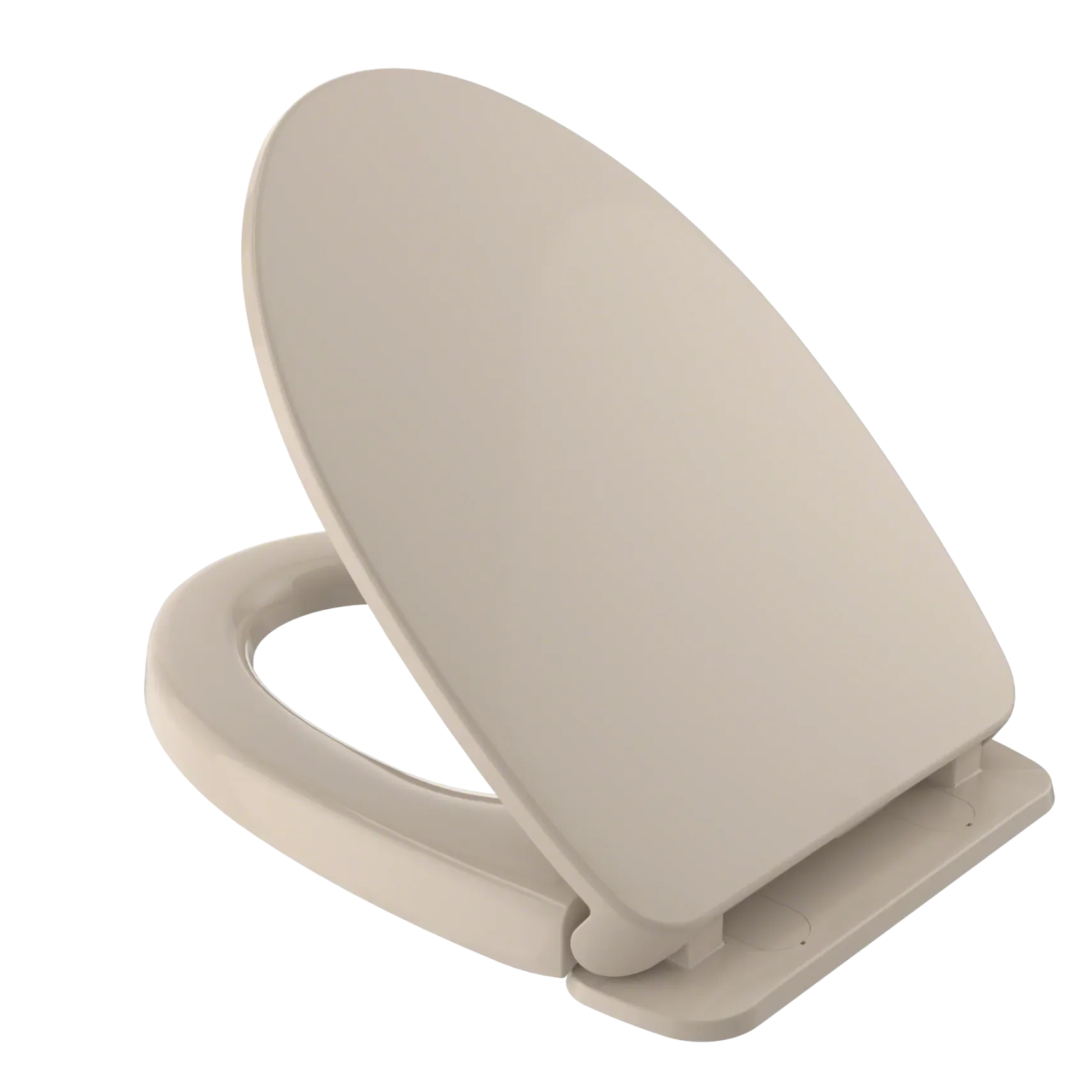 TOTO SoftClose Non Slamming, Slow Close Elongated Toilet Seat and Lid, Bone, Plastic, SS124#03