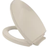 TOTO SoftClose Non Slamming, Slow Close Elongated Toilet Seat and Lid, Bone, Plastic, SS114#03