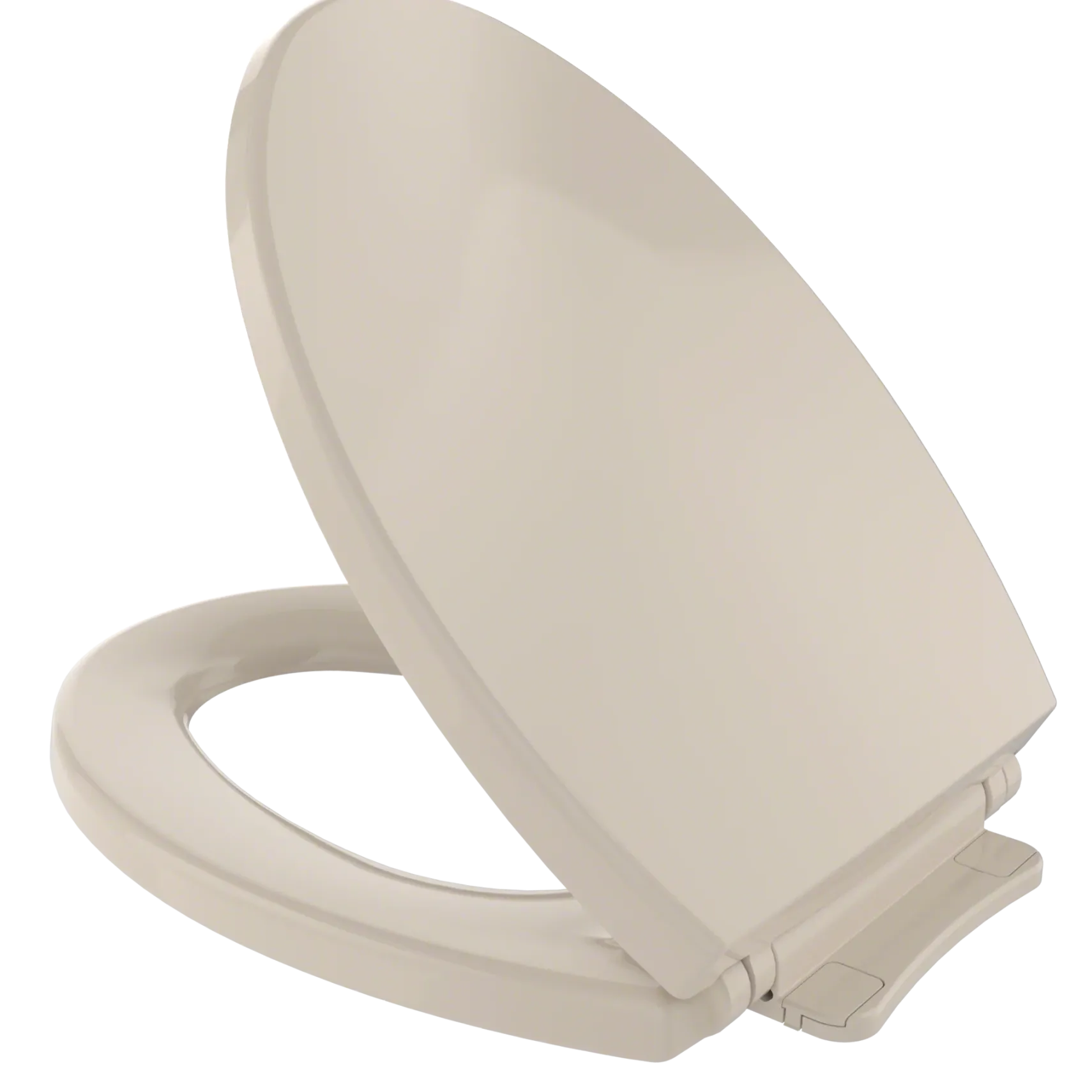 TOTO SoftClose Non Slamming, Slow Close Elongated Toilet Seat and Lid, Bone, Plastic, SS114#03
