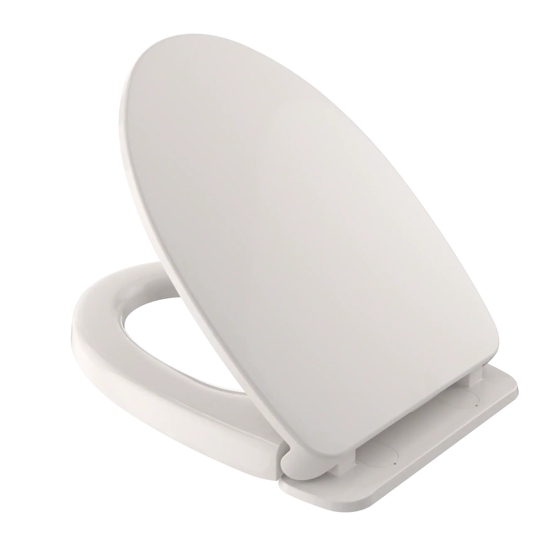 TOTO SoftClose Non Slamming, Slow Close Elongated Toilet Seat and Lid, Colonial White, Plastic, SS124#11