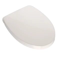 TOTO SoftClose Non Slamming, Slow Close Elongated Toilet Seat and Lid, Colonial White, Plastic, SS124#11