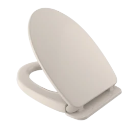 TOTO SoftClose Non Slamming, Slow Close Elongated Toilet Seat and Lid, Sedona Beige, Plastic, SS124#12