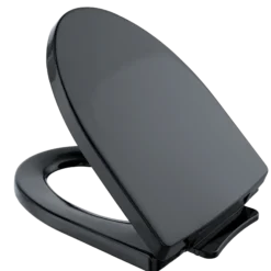 TOTO Soire SoftClose Non Slamming, Slow Close Elongated Toilet Seat and Lid, Ebony, Plastic, SS214#51