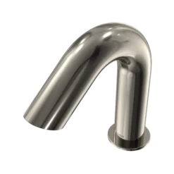 TOTO Standard R AC Powered 0.5 GPM Touchless Bathroom Faucet with Thermostatic Mixing Valve, 20 Second Continuous Flow, Polished Nickel, Brass, T28S53AT#PN