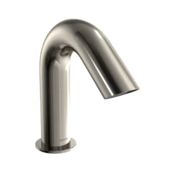 TOTO Standard R AC Powered 1.0 GPM Touchless Bathroom Faucet with Thermostatic Mixing Valve, 10 Second On-Demand Flow, Polished Nickel, Brass, T28S11AT#PN