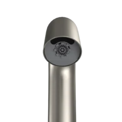 TOTO Standard R AC Powered 1.0 GPM Touchless Bathroom Faucet with Thermostatic Mixing Valve, 10 Second On-Demand Flow, Brushed Nickel, Brass, T28S11AT#BN