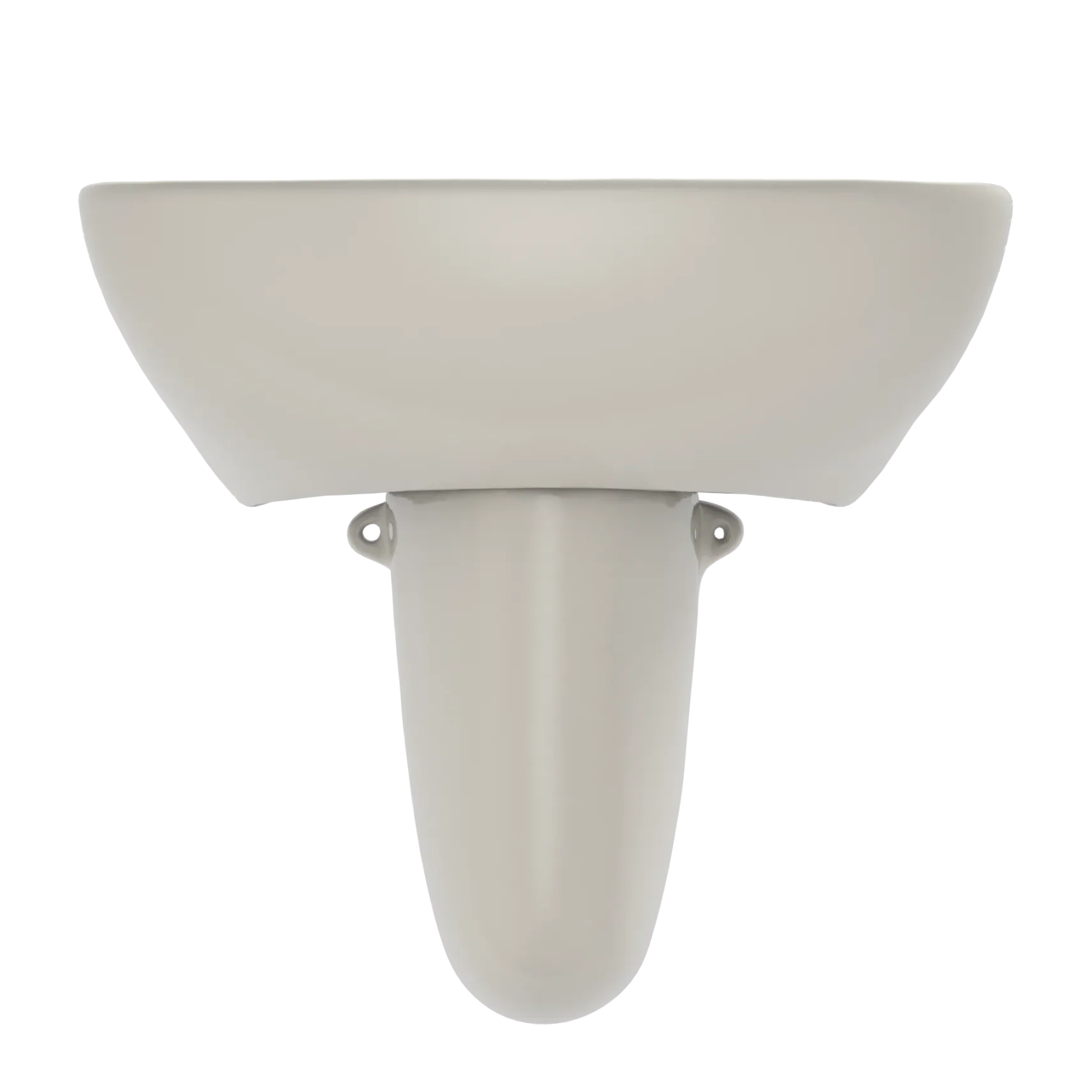 TOTO Supreme Oval Wall-Mount Bathroom Sink with CEFIONTECT and Shroud for 8 Inch Center Faucets, Sedona Beige, Vitreous China, LHT241.8G#12