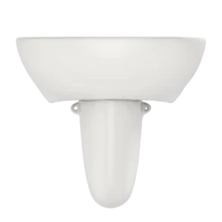 TOTO Supreme Oval Wall-Mount Bathroom Sink with CEFIONTECT and Shroud for 8 Inch Center Faucets, Colonial White, Vitreous China, LHT241.8G#11