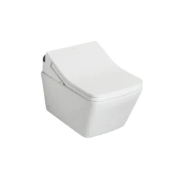TOTO SX WASHLET+ Ready Electronic Bidet Toilet Seat with Auto Flush Ready Cotton White, Plastic, SW4049AT60#01